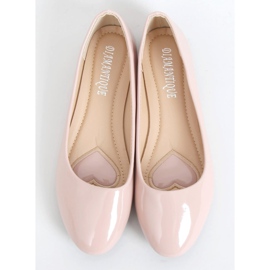 Ballerine in vernice beige-rosa 9988-60 Nude 1