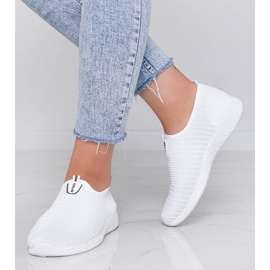 Fai delle scarpe da ginnastica sportive bianche bianca 1