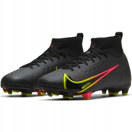 Nike Mercurial Superfly 8 Pro Fg Jr CV0804 090 scarpe da calcio multicolore nero 2