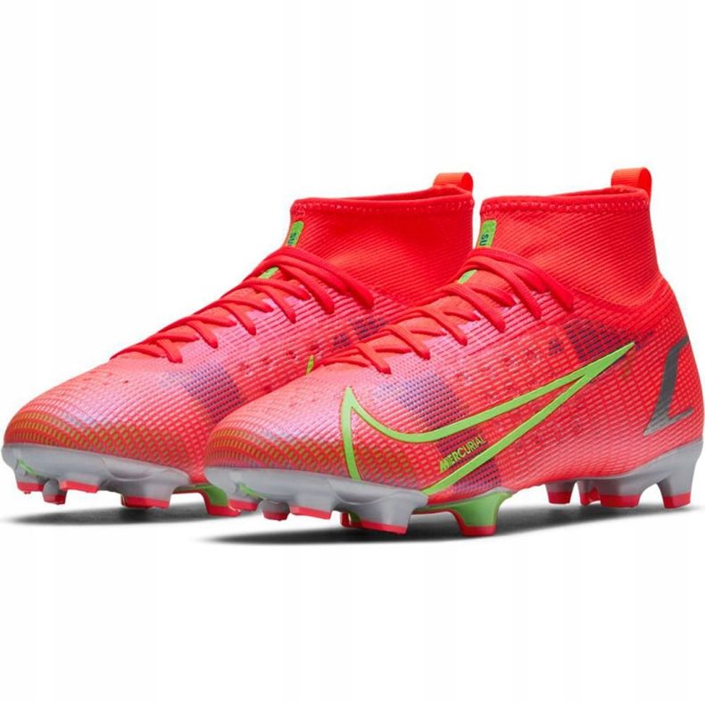 Nike Mercurial Superfly 8 Pro Fg Jr CV0804 600 scarpe da calcio arancia arancia 2