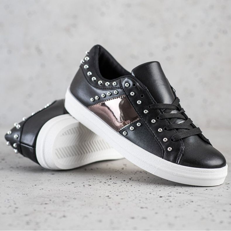 SHELOVET Sneakers Nere Con Ornamenti nero 1