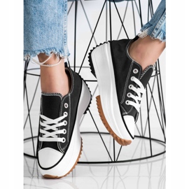SHELOVET Scarpe Da Ginnastica Su Una Piattaforma Alta nero 2