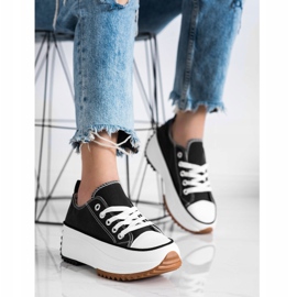 SHELOVET Scarpe Da Ginnastica Su Una Piattaforma Alta nero 1