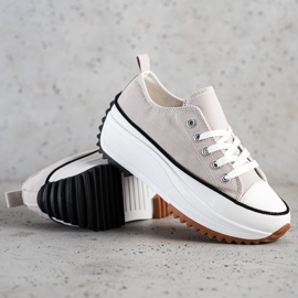 SHELOVET Scarpe Da Ginnastica Su Una Piattaforma Alta grigio 1