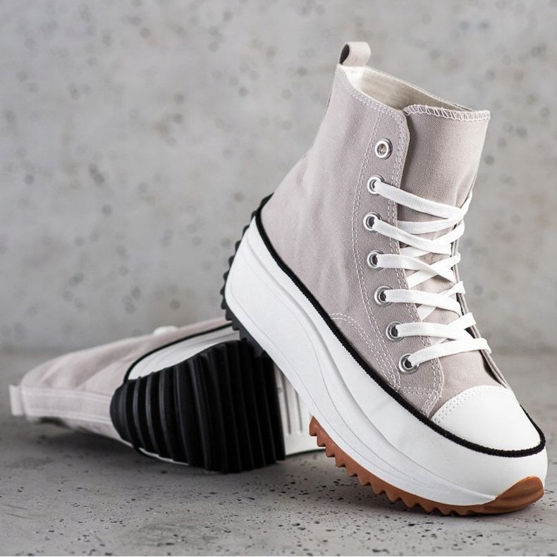 SHELOVET Sneakers Alte Sulla Piattaforma grigio 1