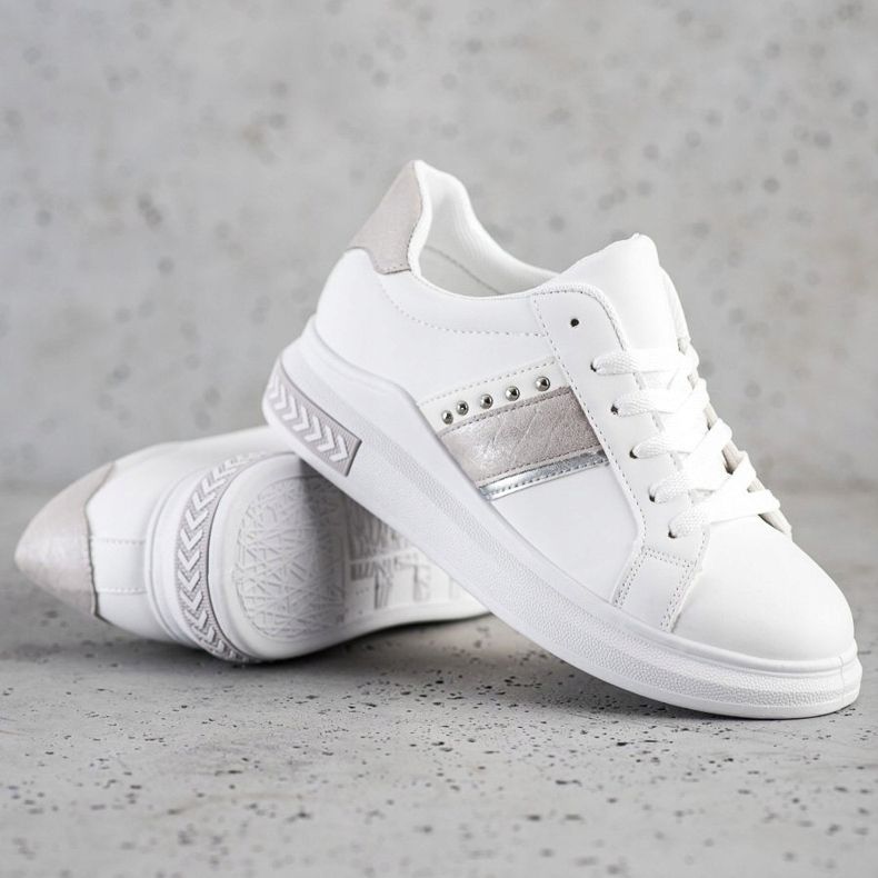 SHELOVET Scarpe da ginnastica bianche bianco 1