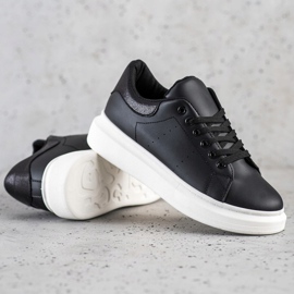 SHELOVET Scarpe da ginnastica classiche nero 1