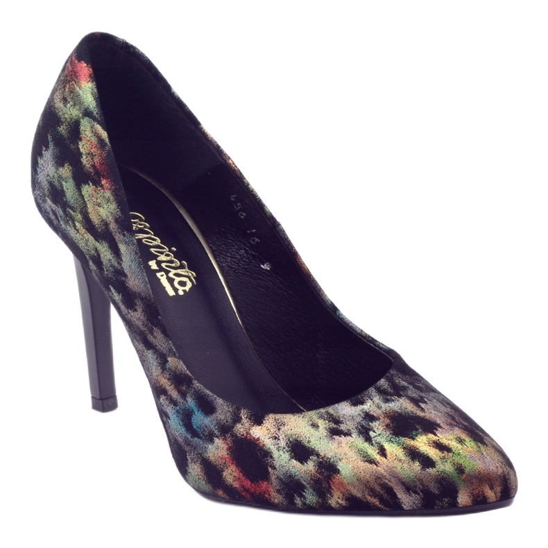 Décolleté eleganti in pelle Espinto 456 multicolor nero 1