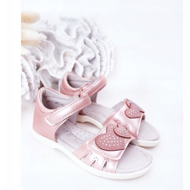 PE1 Sandali Per Bambini Con Velcro Pink My Heart rosa 1