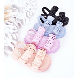 FR1 Sandali per bambini con dolcezza blu a coste ['blu'] 1