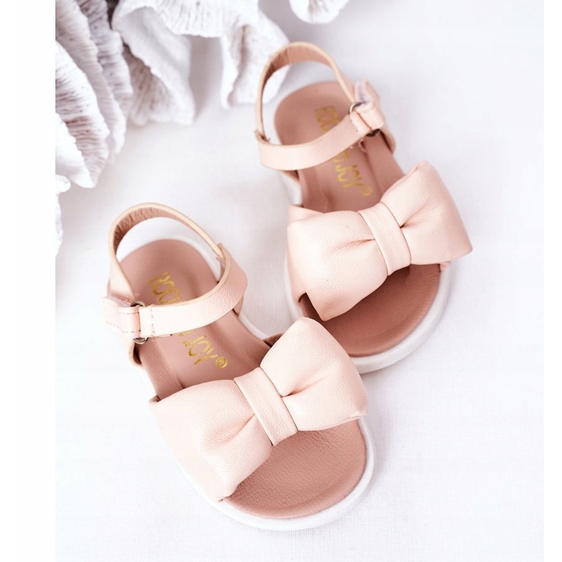 FR1 Sandali Per Bambini Con Fiocco Rosa Abbie 1