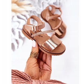 FR1 Sandali Per Bambini Con Paillettes Rose Gold Blake d'oro 2