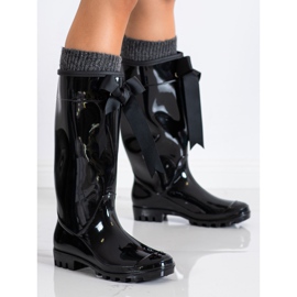 SHELOVET Alte Galosce Con Un Inchino nero 2