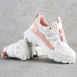 SHELOVET Sneakers bianche di Fahion bianco 1