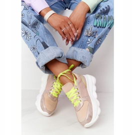 Scarpe Sportive Da Donna Sulla Piattaforma Lu Boo Beige multicolore 2