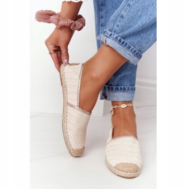 Espadrillas Su Paglia Suola Lu Boo Ecru beige 1