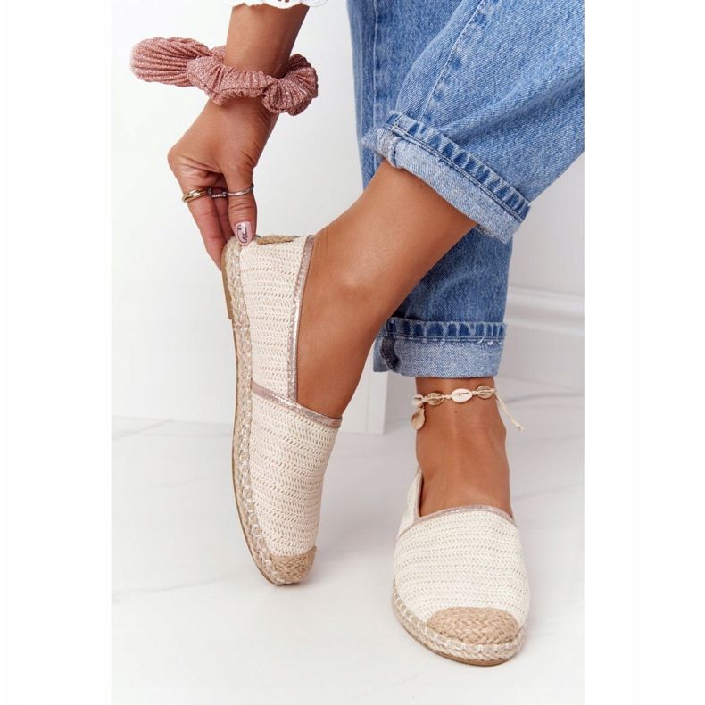 Espadrillas Su Paglia Suola Lu Boo Ecru beige 1