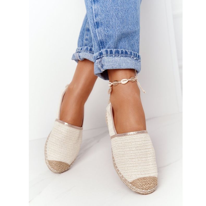 Espadrillas Su Paglia Suola Lu Boo Ecru beige 2