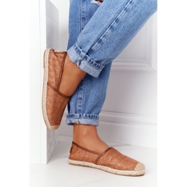 Espadrillas Su Paglia Lu Boo Suola Marrone 1