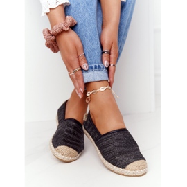 Espadrillas Nere Su Suola Di Paglia Lu Boo nero 1