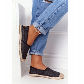 Espadrillas Nere Su Suola Di Paglia Lu Boo nero 2