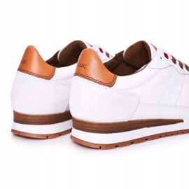Scarpe sportive da uomo GOE HH1N4054 Sneakers bianche bianco 1