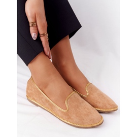 Mocassini Donna Scamosciati Lu Boo Camel marrone 1