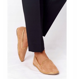 Mocassini Donna Scamosciati Lu Boo Camel marrone 2