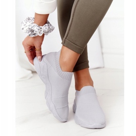 PS1 Scarpe sportive da donna Slip-on Grey Yoga Class grigio 2