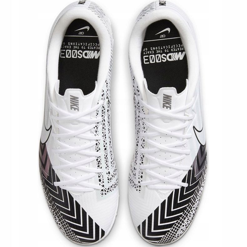 Scarpa da calcio Nike Mercurial Vapor 13 Academy Mds Tf M CJ1306 110 bianco, bianco, nero bianco 1