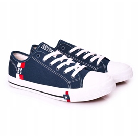 Sneakers uomo Big Star HH174326 blu navy 4
