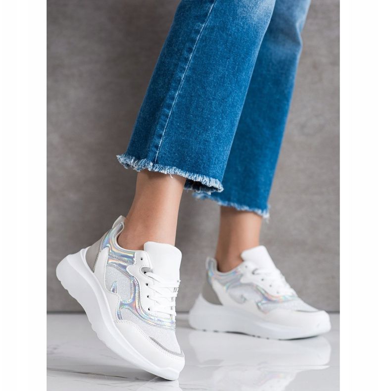 Sweet Shoes Sneakers Con Glitter bianco 1
