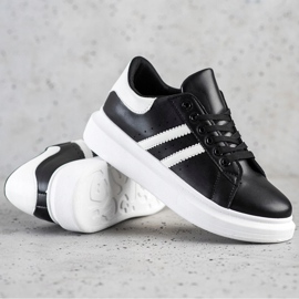 SHELOVET Sneakers Classiche Con Righe nero 1