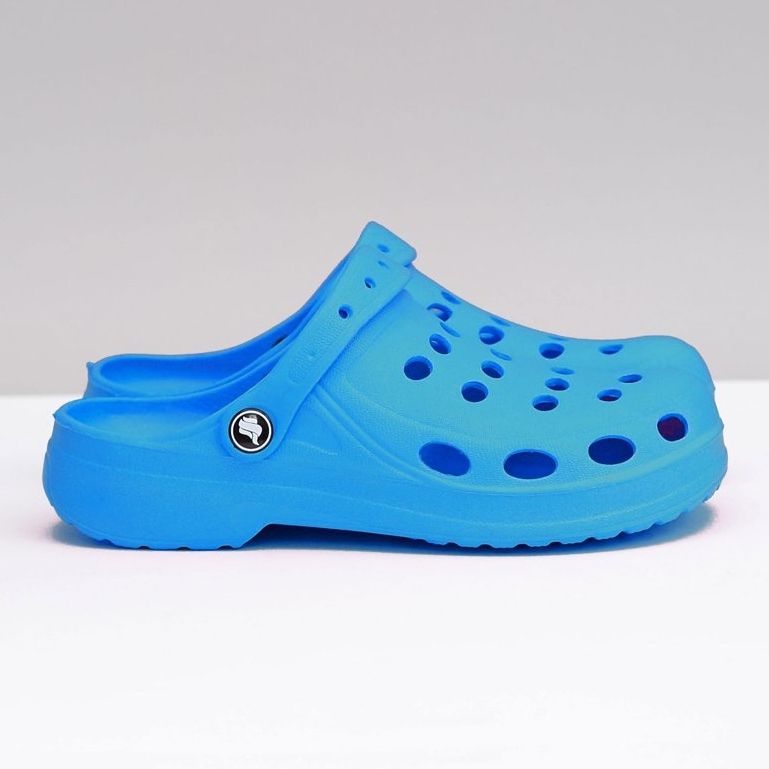 Flameshoes Pantofole Donna Eva Blue Foam Crocs 1