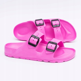 Flameshoes Pantofole da giardino rosa chiaro da donna 2