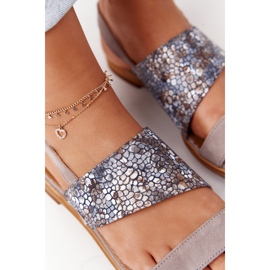 Sandali in pelle Maciejka 05167-10 Beige scuro multicolore 1