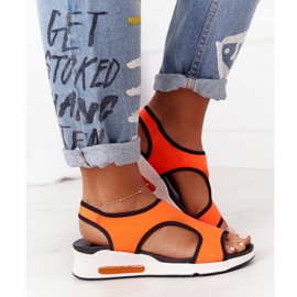 S.Barski Sandali Slip-On Arancioni Zoey nero arancia 2