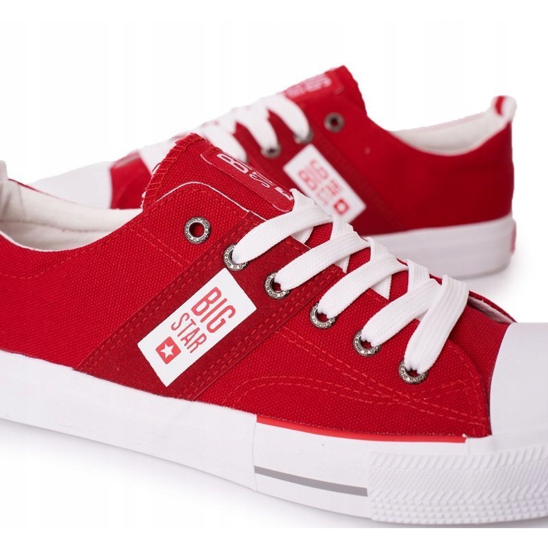 Sneakers rosse da uomo Big Star HH174040 rosso 2