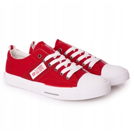 Sneakers rosse da uomo Big Star HH174040 rosso 5