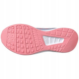 Adidas Runfalcon 2.0 K scarpe bambino grigio-rosa FY9497 2