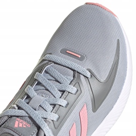 Adidas Runfalcon 2.0 K scarpe bambino grigio-rosa FY9497 3