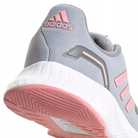 Adidas Runfalcon 2.0 K scarpe bambino grigio-rosa FY9497 4