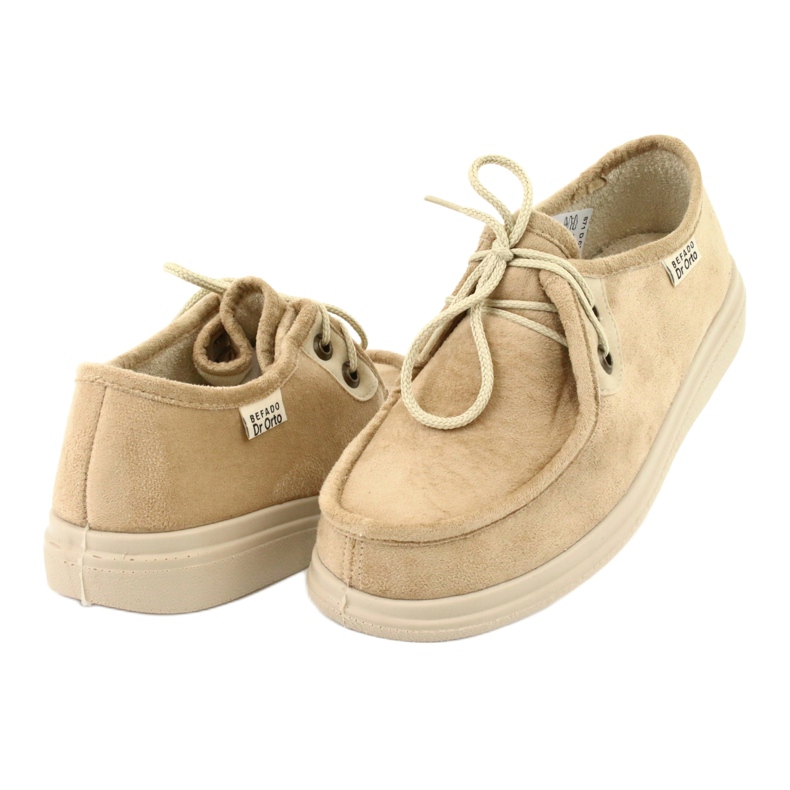Scarpe da donna Befado pu 871D007 beige 4