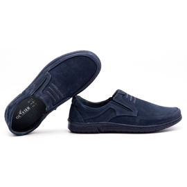 Olivier Slip-on uomo 7053 blu navy scarpe 2