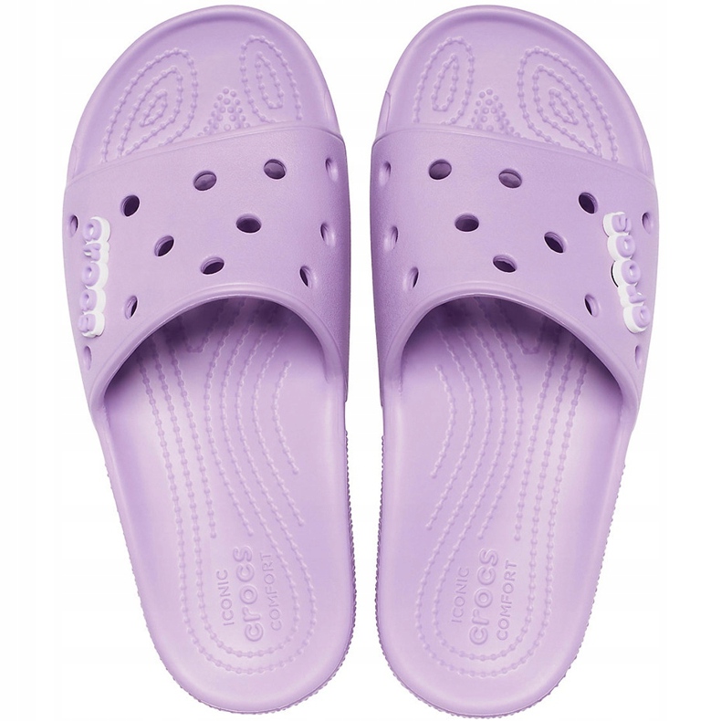 Pantofole da donna Crocs Classic Slide viola 206121 5PR 1