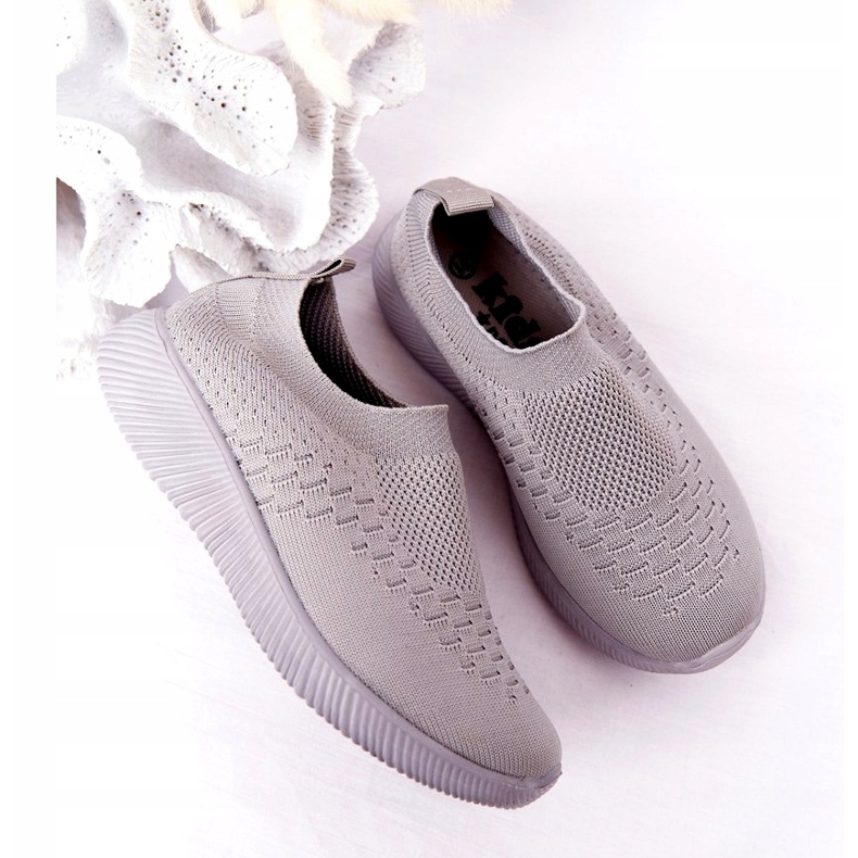 EVE Scarpe sportive per bambini Slip-On Grey School Trip grigio 1