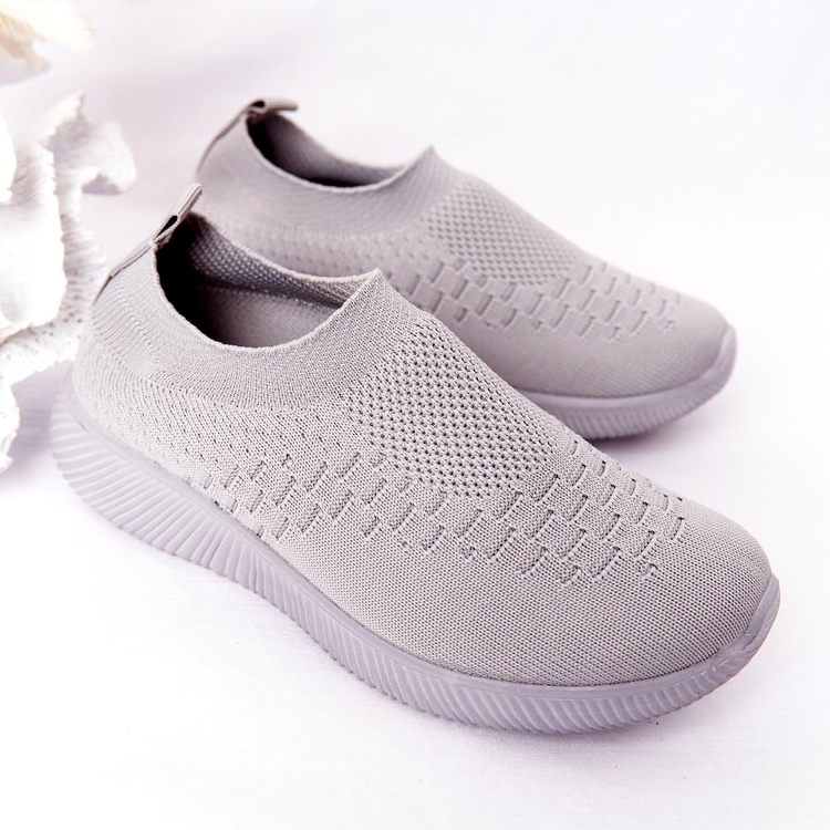 EVE Scarpe sportive per bambini Slip-On Grey School Trip grigio 2