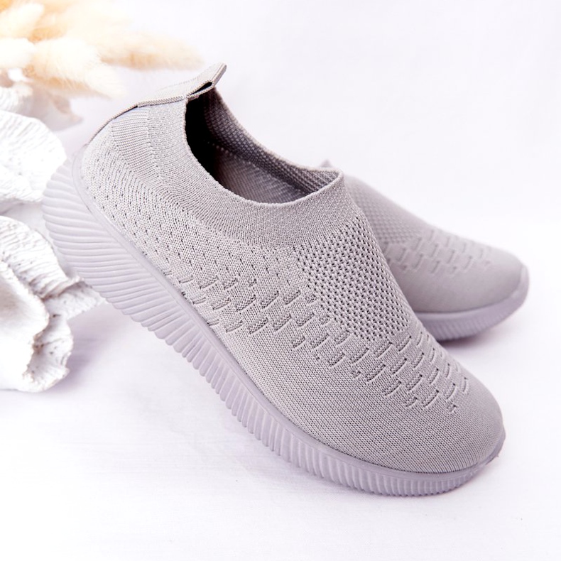 EVE Scarpe sportive per bambini Slip-On Grey School Trip grigio 3