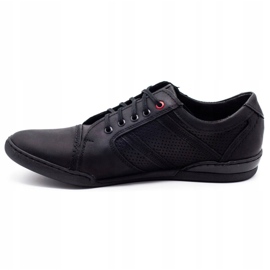 Polbut Scarpe casual da uomo R3 Perforation Black nero 2