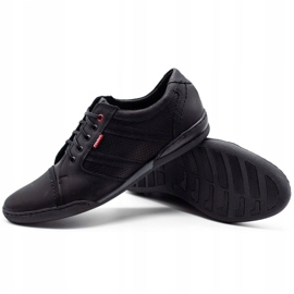 Polbut Scarpe casual da uomo R3 Perforation Black nero 4
